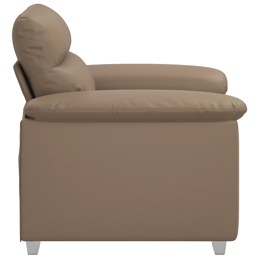 Poltrona | Sedia Relax Cappuccino 100x81x84 cm in Similpelle