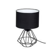 Lampada tavolo Colin MLP4792 nera 1 luce E27 60W Milagro