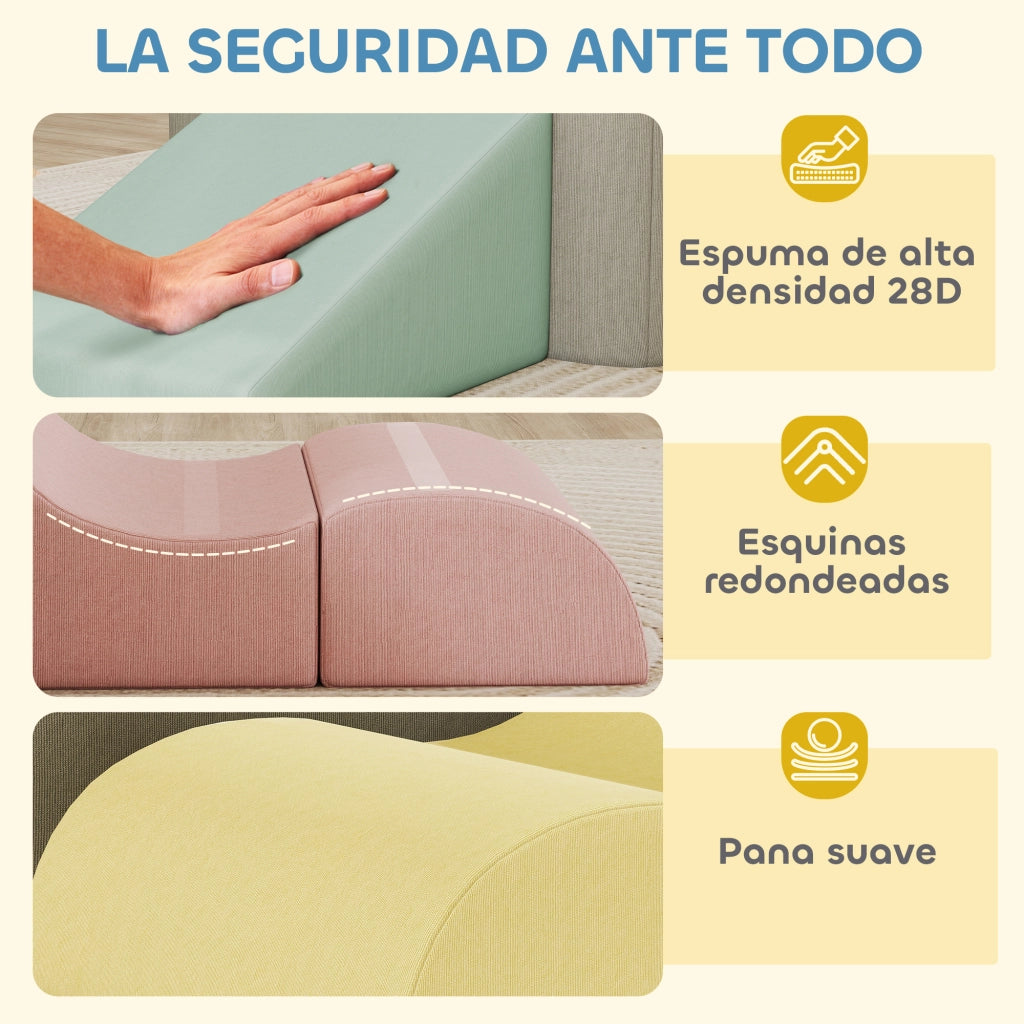 Blocchi di Schiuma per Bambini ¨C Minimal ¨C Multicolore