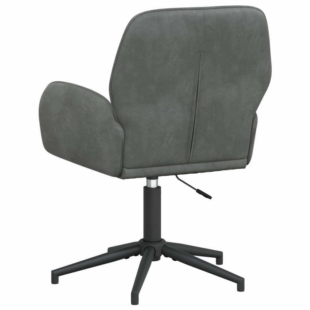 Sedie da scrivania girevoli 6 pz 54 x 55 x 90 cm Grigio Scuro 3428340