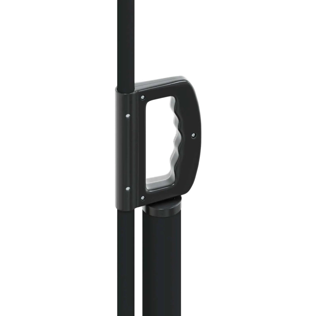 Tenda laterale retrattile-Tenda parasole per balcone Grigio 500 x 200 cm Poliestere