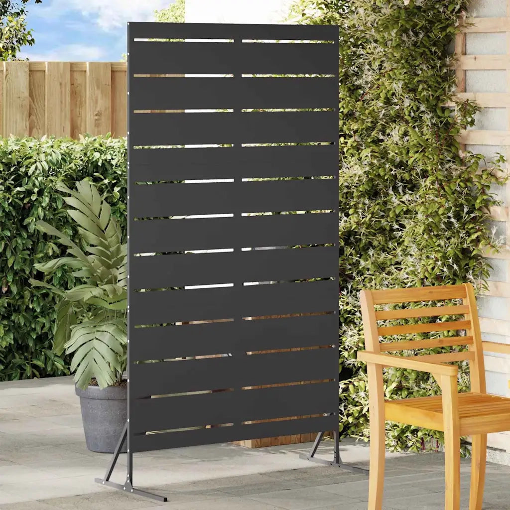 Schermo per Privacy Nero 100 x 50 x 180 cm Acciaio 868563