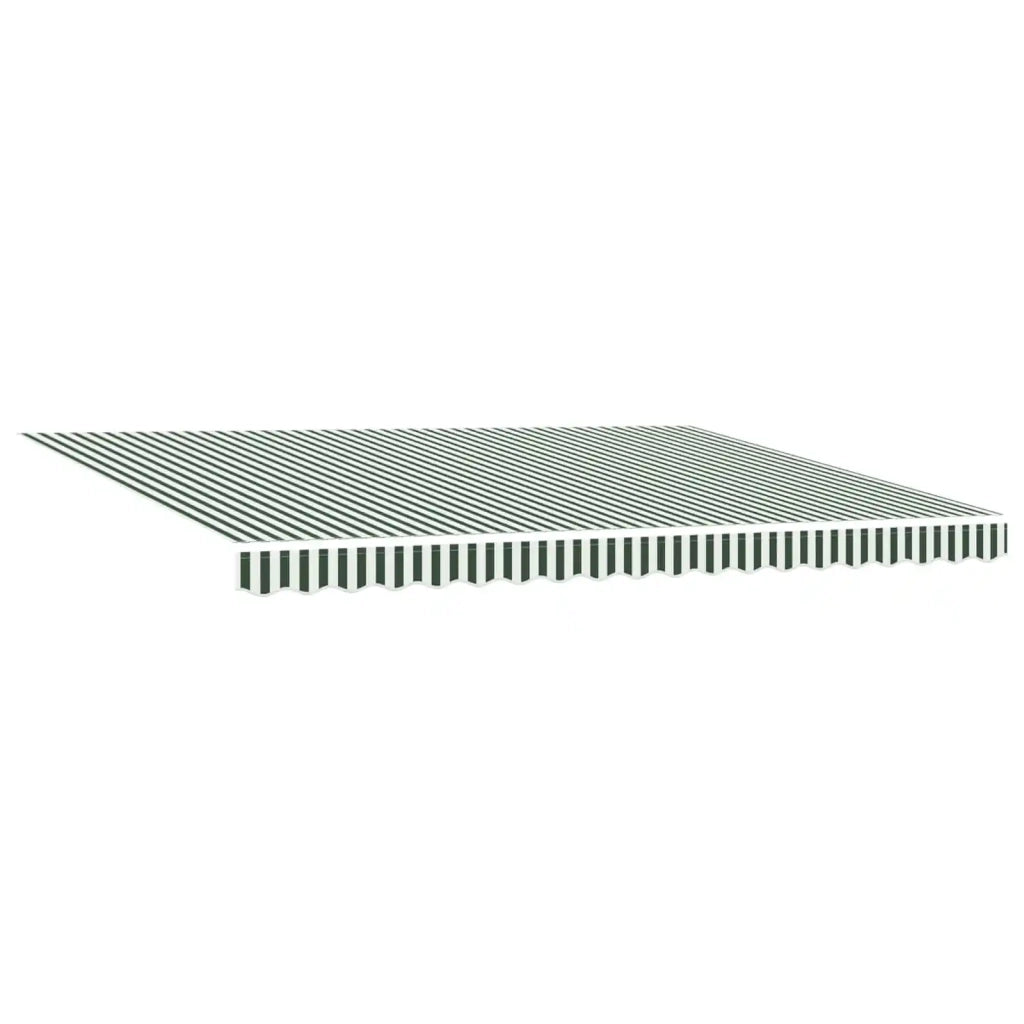 Tenda da Sole Verde e Bianco 450 x 300 x 165 cm 3331078
