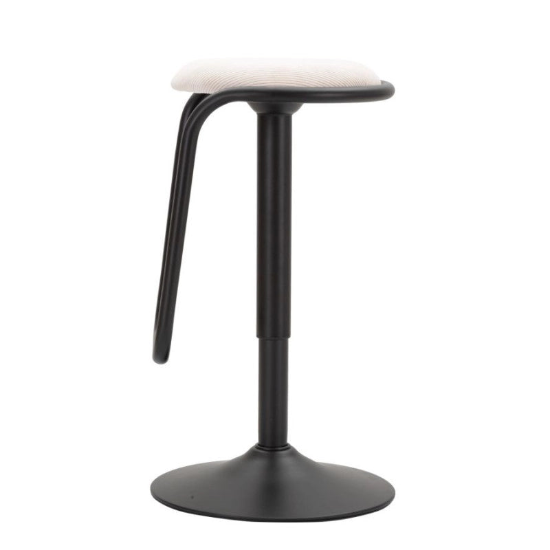 Sgabello Bar Destiny Bianco cm ø 41x61-83