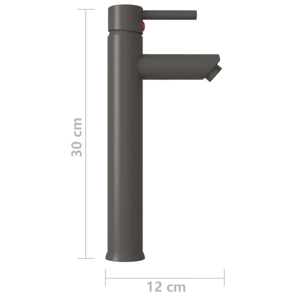 Miscelatore per bagno rubinetto per cucina miscelatore per doccia rubinetto per lavabo casa interna 12x30 cm grigio 02_0003504