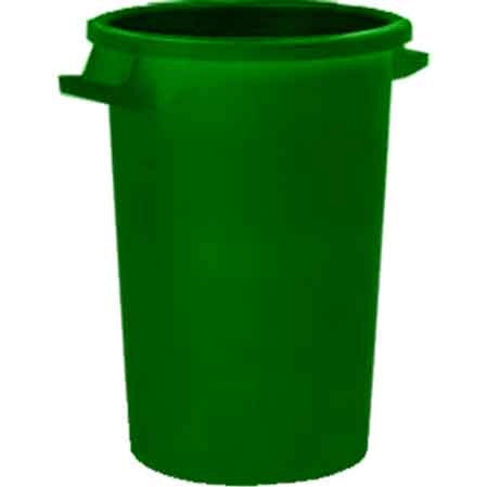 BIDONE PER RIFIUTI VERDE 75 lt - Ø 43x56h