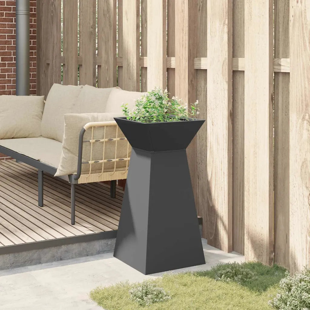Vaso a Pilastro Nero 35 x 35 x 73 cm 873838