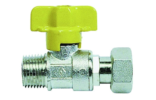 RUBINETTO A SFERA PER GAS MF CON BOCCHETTONE- 1- BUGAT- pezzi 1