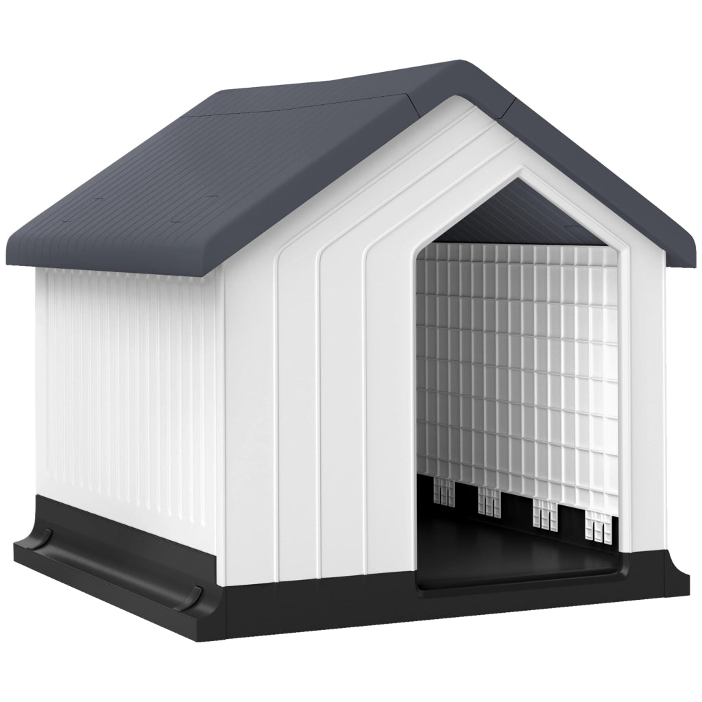 Casetta per Cani ¨C Minimal ¨C Grigio Plastica 62x61x60 cm