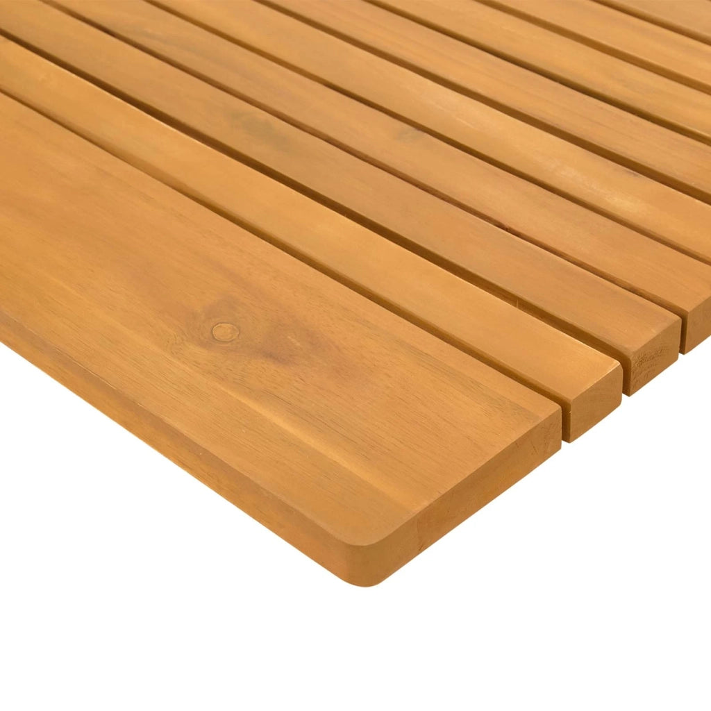 Tappeto da bagno Tinta unita Marrone 52 x 50 cm legno CFW1701247
