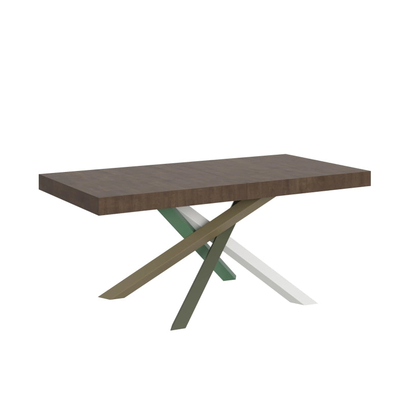 Tavolo allungabile 90x180/440 cm Volantis telaio gambe 4 colori (A) - Noce