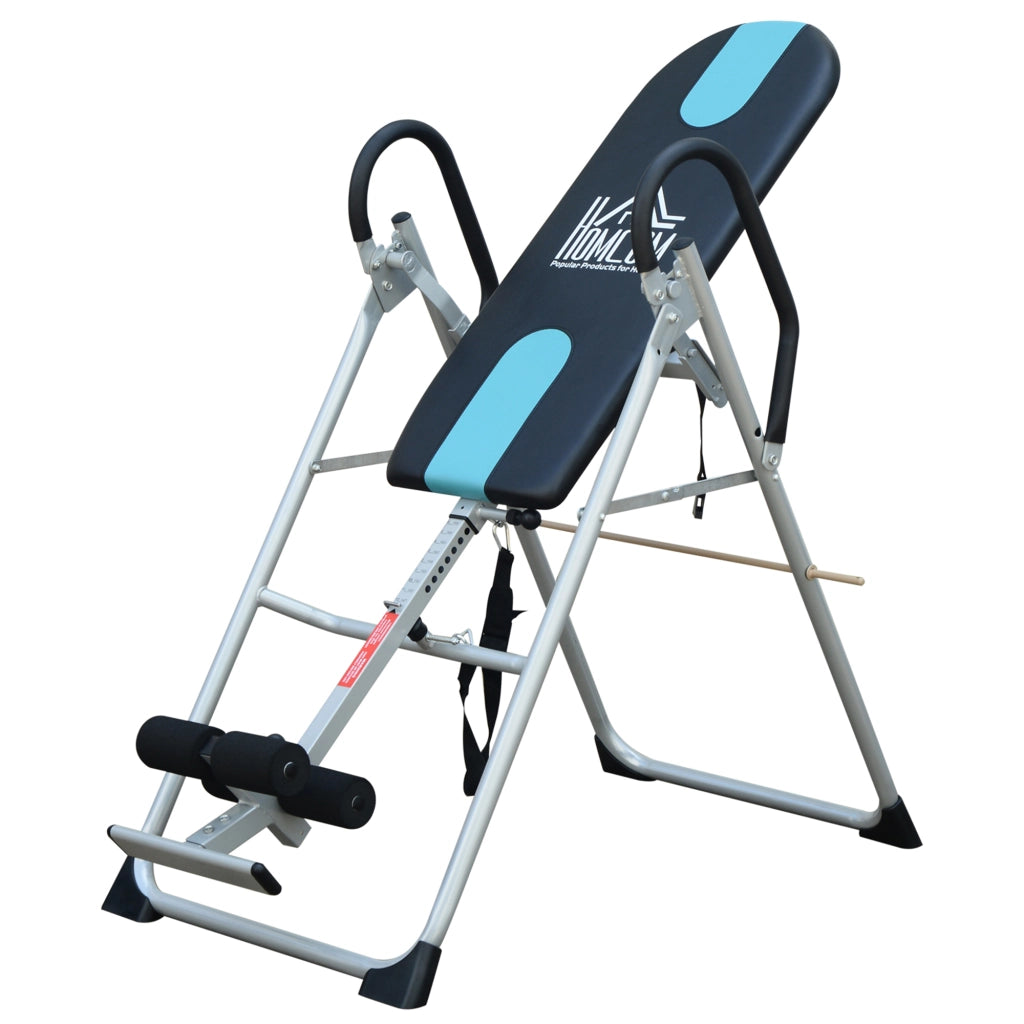 Panca per Inversione Gravitazionale ¨C Xylo ¨C Pieghevole Regolabile 147-198cm Nero Blu