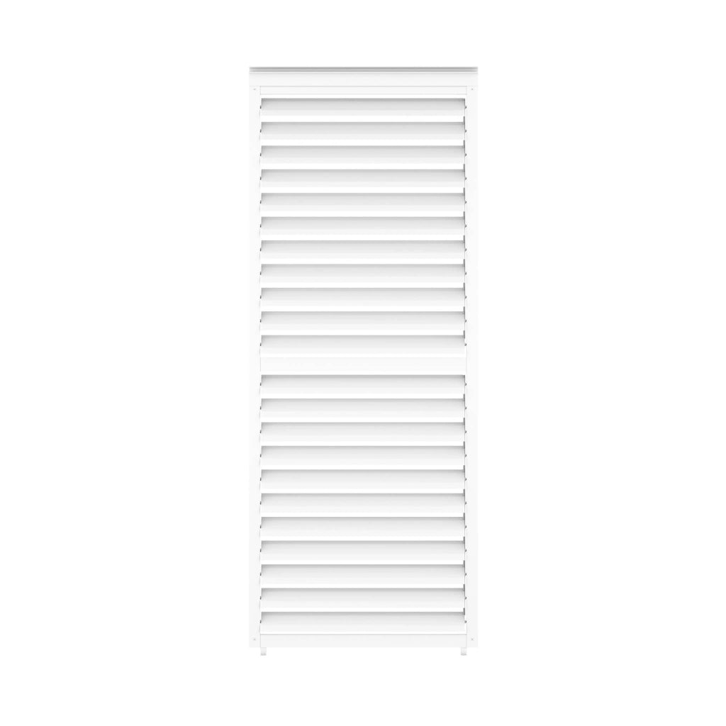 Persiana in alluminio da 1m per pergola bioclimatica triomphe, bianco