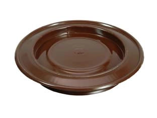 ROSONI PER TUBI STUFA MARRONE LUCIDO- - ø cm.10 - 5 pezzi SAVE