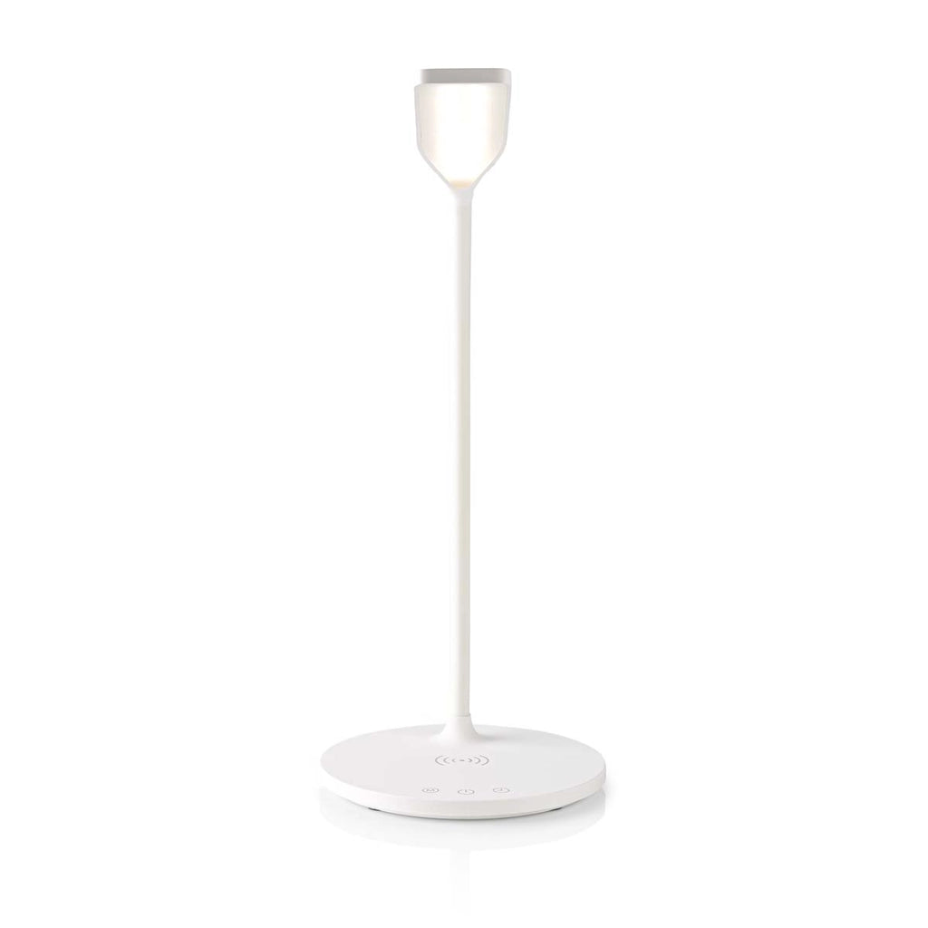 Lampada da scrivania a LED con dimmer e caricatore wireless da 15 W Bianco Nedis