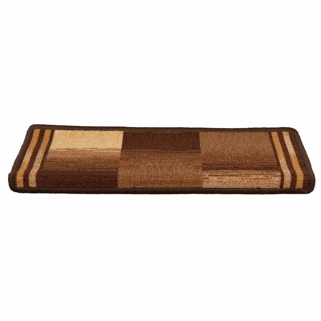 Tappetini per Scale Autoadesivi 10 pz 65x21x4 cm Marroni 149845