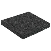 Pad per patio in granuli di gomma Nero 9 x 9 x 0,8 cm Gomma CFW3357557