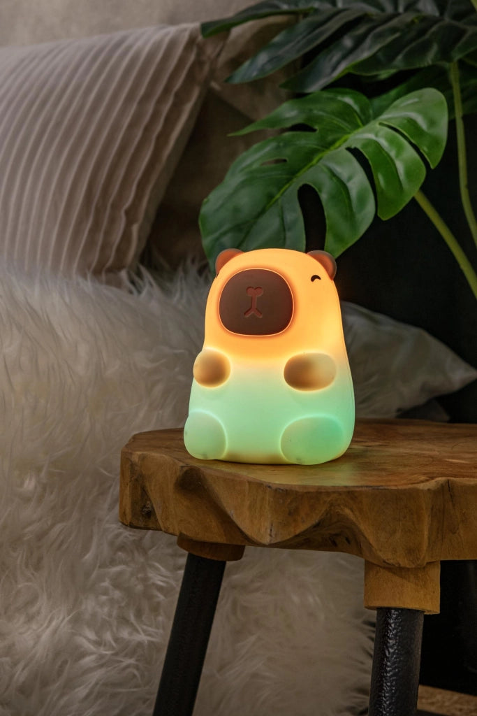 Lampada notturna Capybara PINCHA LED silicone beige Lucide