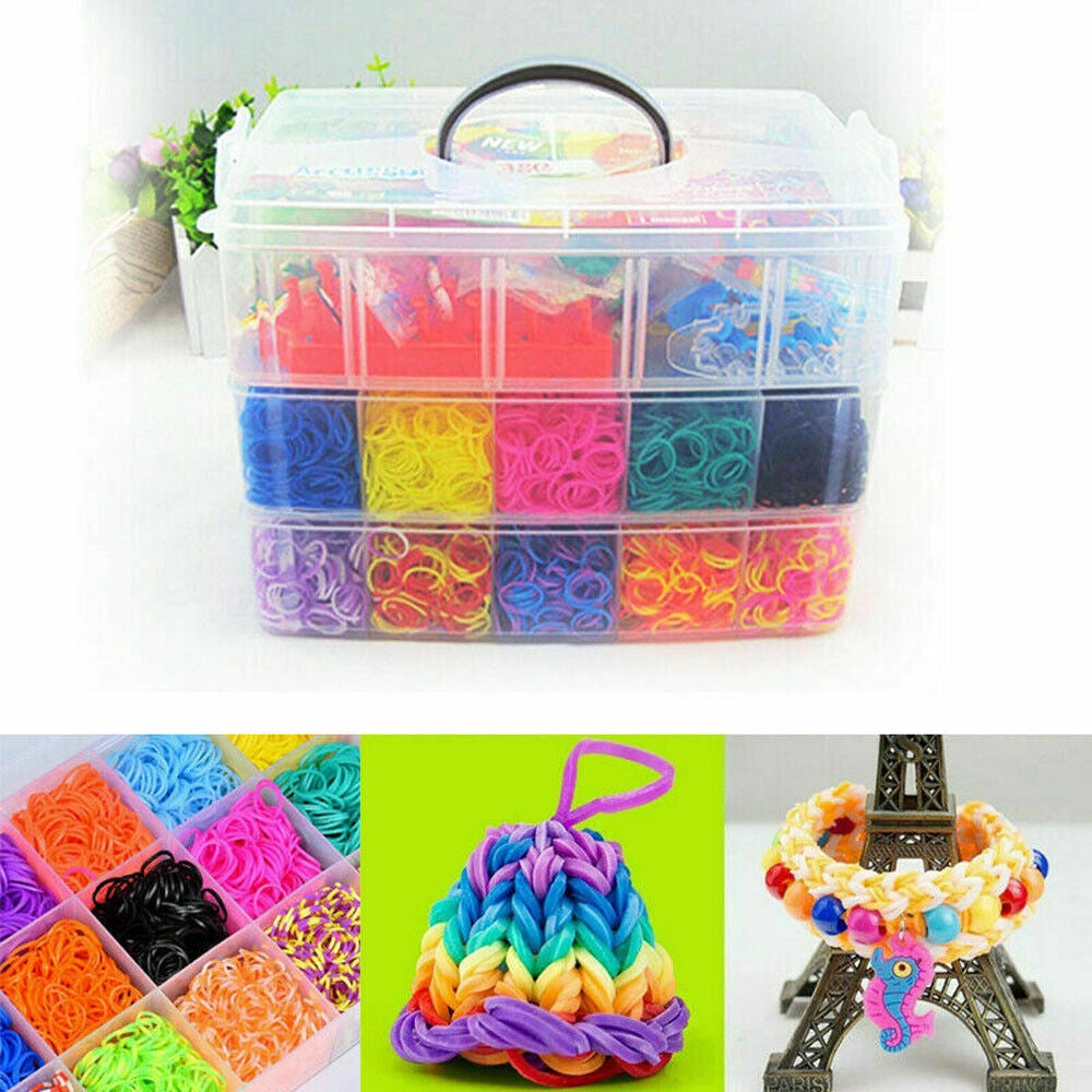 Set braccialetti elastici per bambini con scatola ¨C Minimal ¨C multicolore