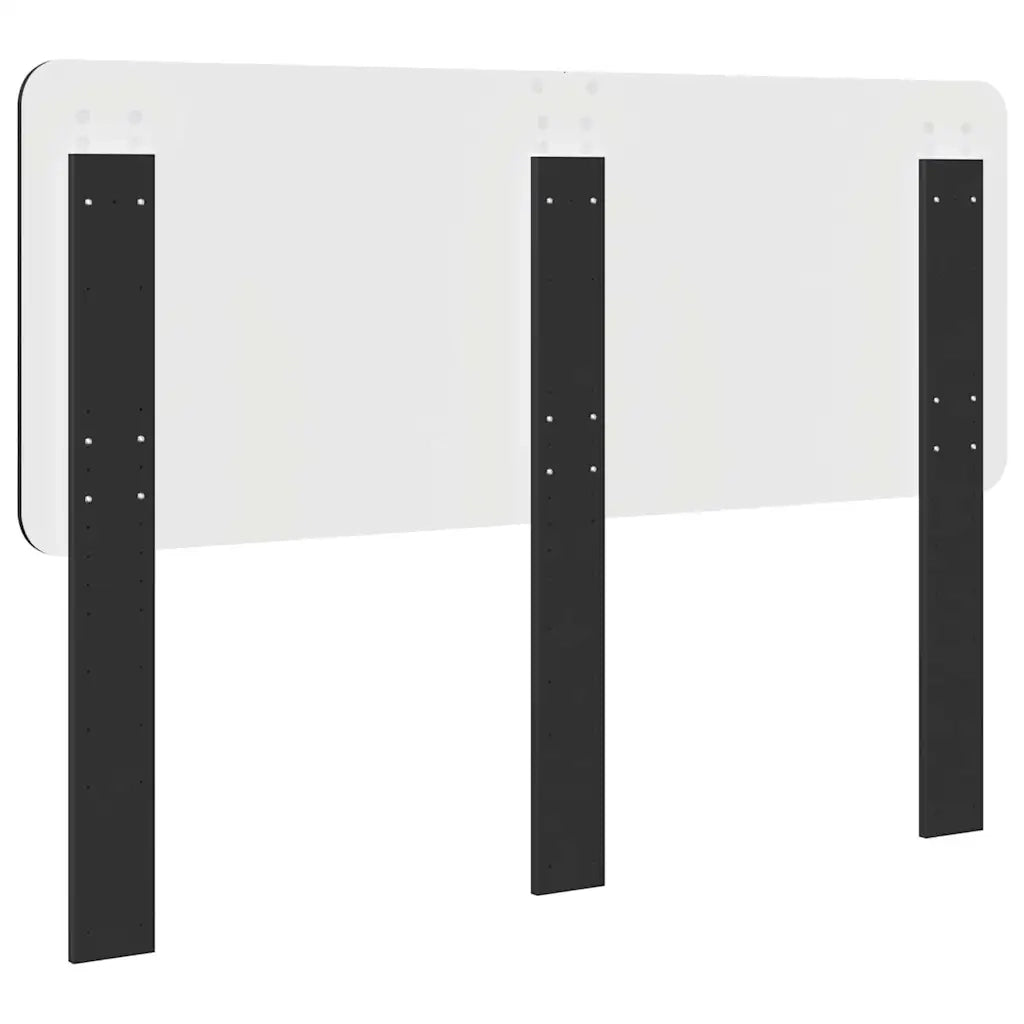 Testiera-Testata-Testiera Decorativa Rovere Nero 150 cm Legno multistrato 782182
