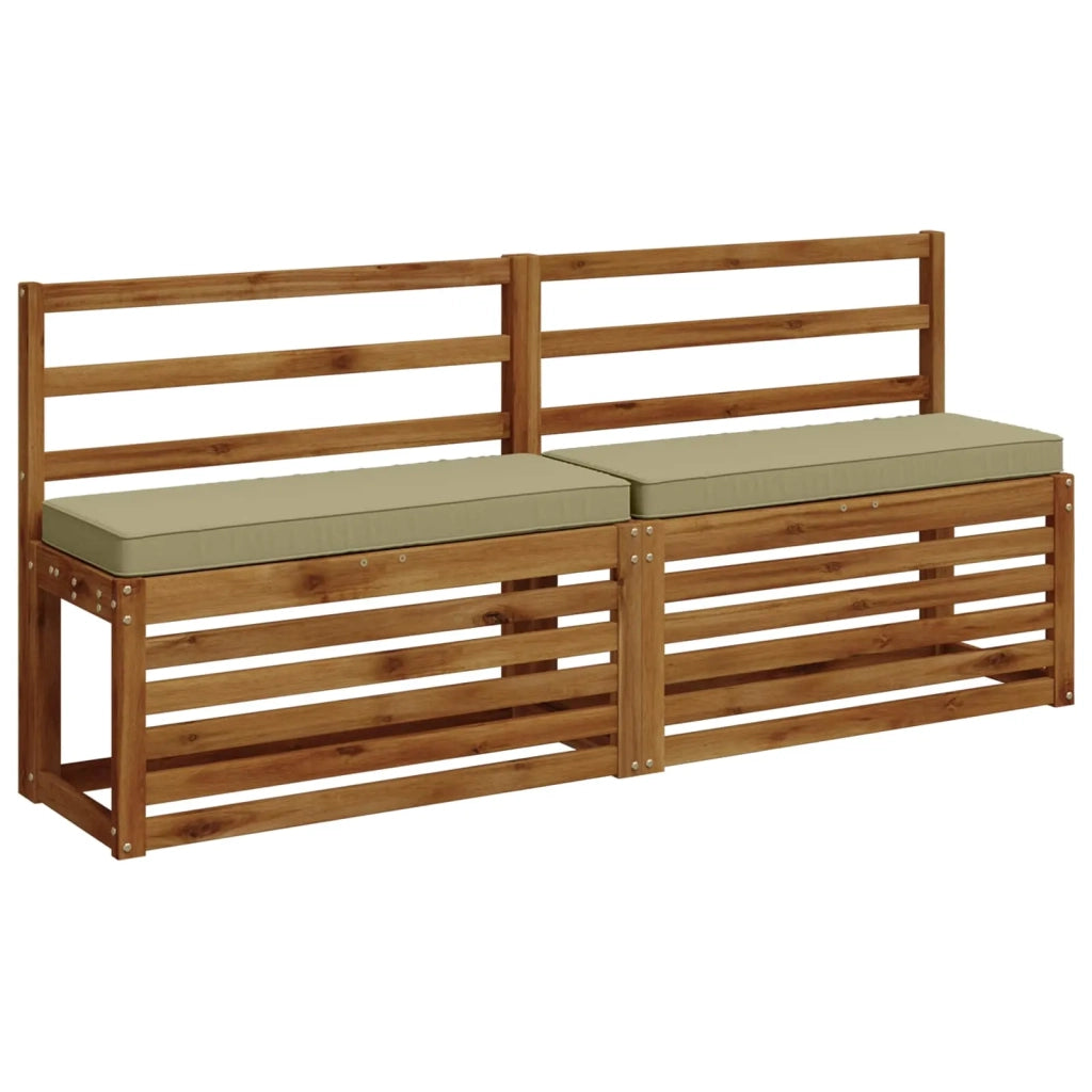 Cuscini per Panchina a 2 Pezzi VUGHT 2 pcs 100% Poliestere 950417