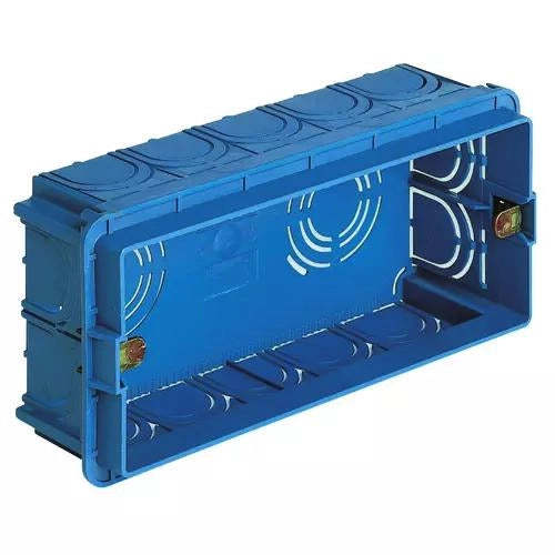 SCATOLA INCASSO RETTANGOLARE 5M AZZURRO