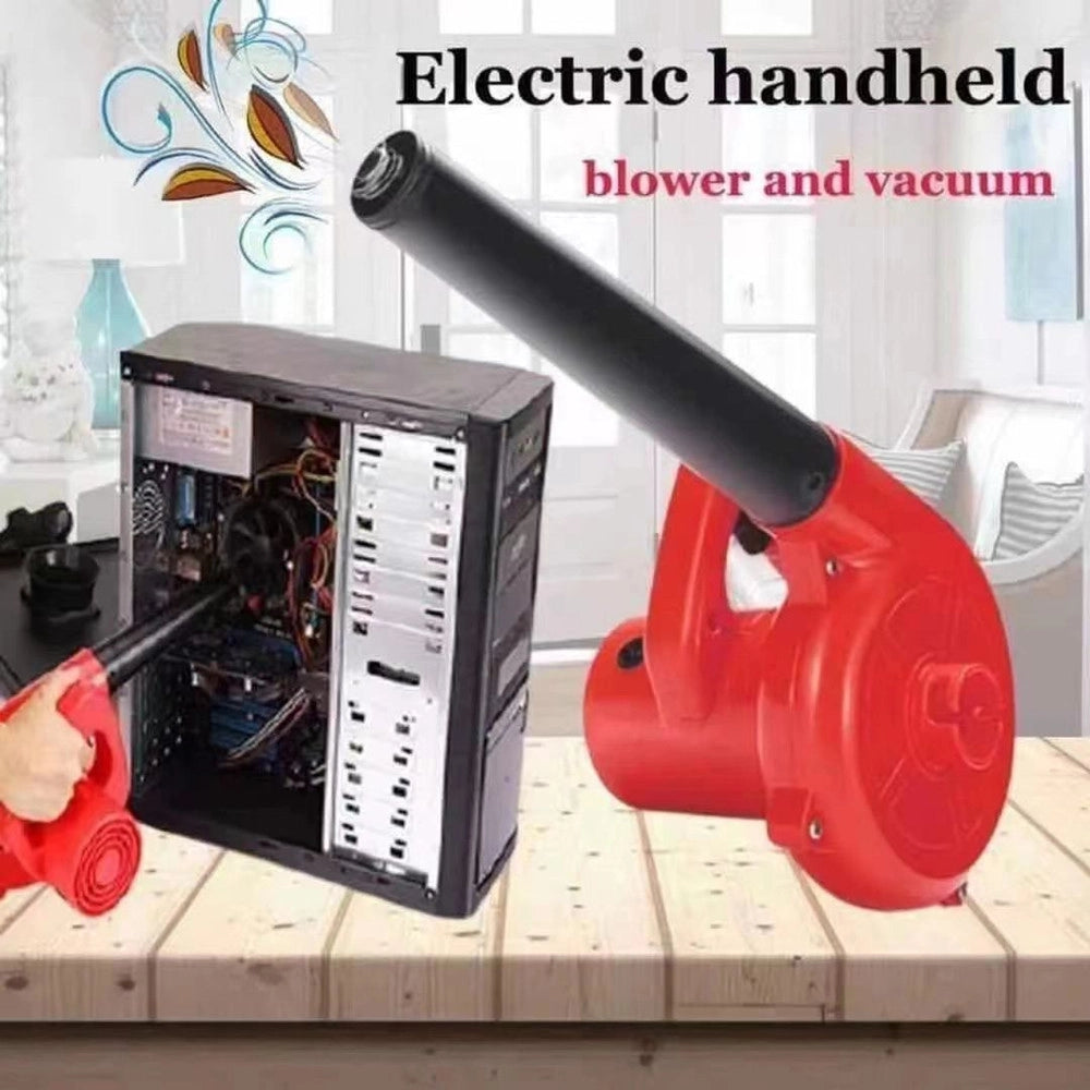 Trade Shop - Mini Soffiatore Elettrico Blower Aspiratore 600w Utensile Pulizia Foglie Giardini -