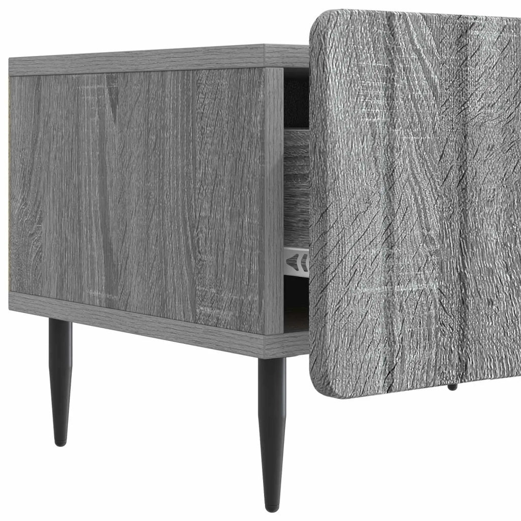 Mobile TV Grigio Sonoma 147 x 34,5 x 32 cm Legno ingegnerizzato 894481