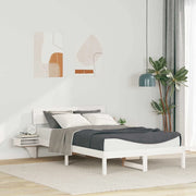 Struttura del letto-Giroletto-Rete del Letto Bianco 120 x 200 cm Pino massello 248645