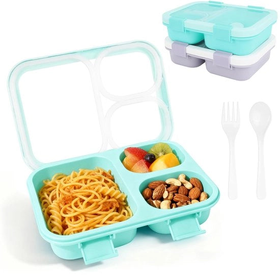 Tromba per cibi 850 ml - Imbottita - Scatola per pasti per bambini - Scatola per spuntini - Resistente a magnetron e lavastoviglie - Con contenitori divisori/kit migliore