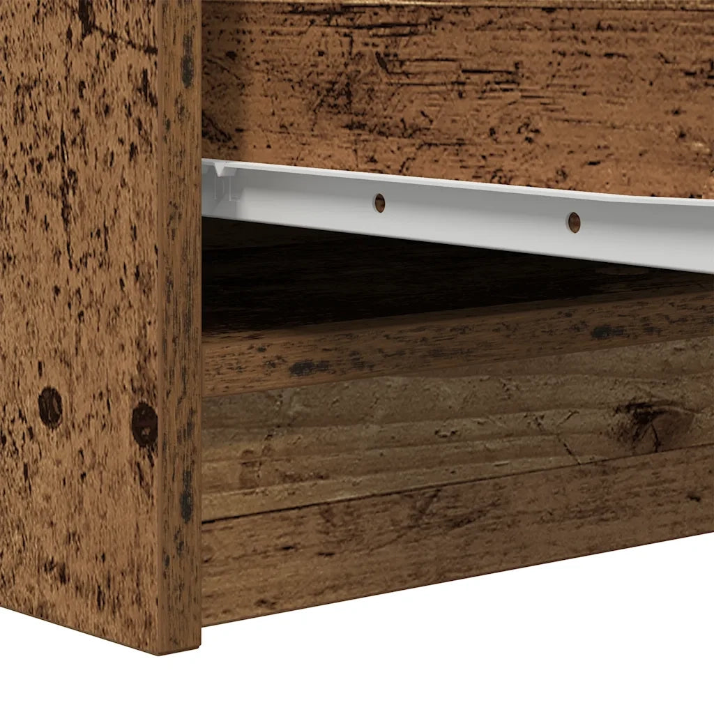 Credenza | Madia | Buffet da pranzo | Armadio da pranzo Legno Antico 29,5x34x76 cm in Legno Multistrato