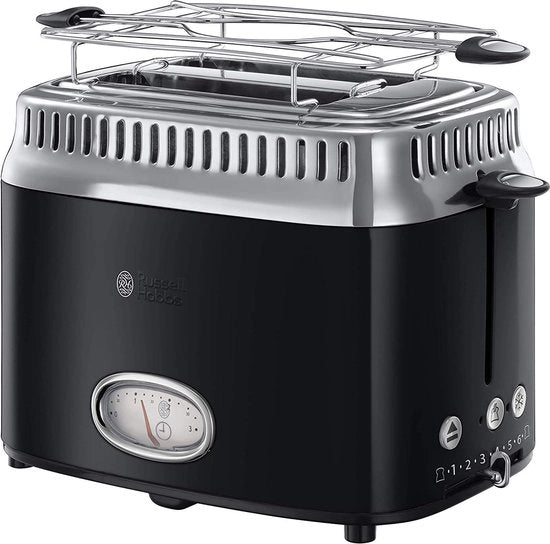 Toaster 6 livelli di tostatura regolabili - con dispositivo di posizionamento - slot per pane più ampi - centraggio automatico del pane