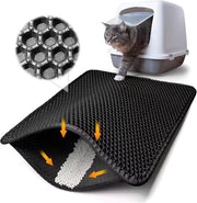Pavimento per gatti - Acqua Impermeabile - 1 pezzo - Nero - 60 x 45 cm