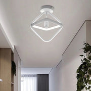 PLAFONIERA MODERNA DA SOFFITTO CON CRISTALLO DESIGN DIAMANTE - ILLUMINAZIONE IN STILE CONTEMPORANEO E RAFFINATO FACILE DA MONTARE