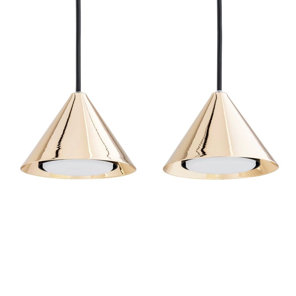 Lampada a sospensione barra nera/oro ELIT 3xGX53 Emibig
