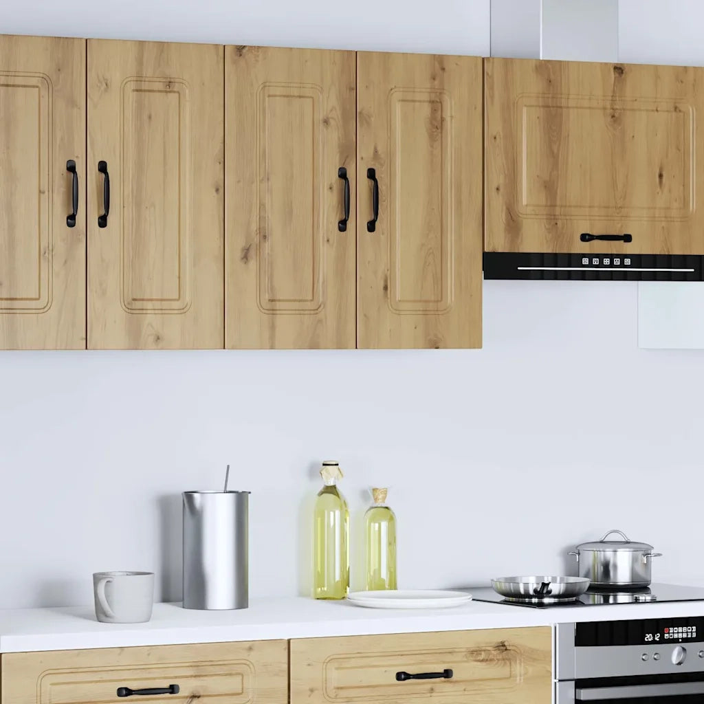 Pensile da Cucina | Mobile da Cucina Kalmar Rovere Artigianale Legno Multistrato