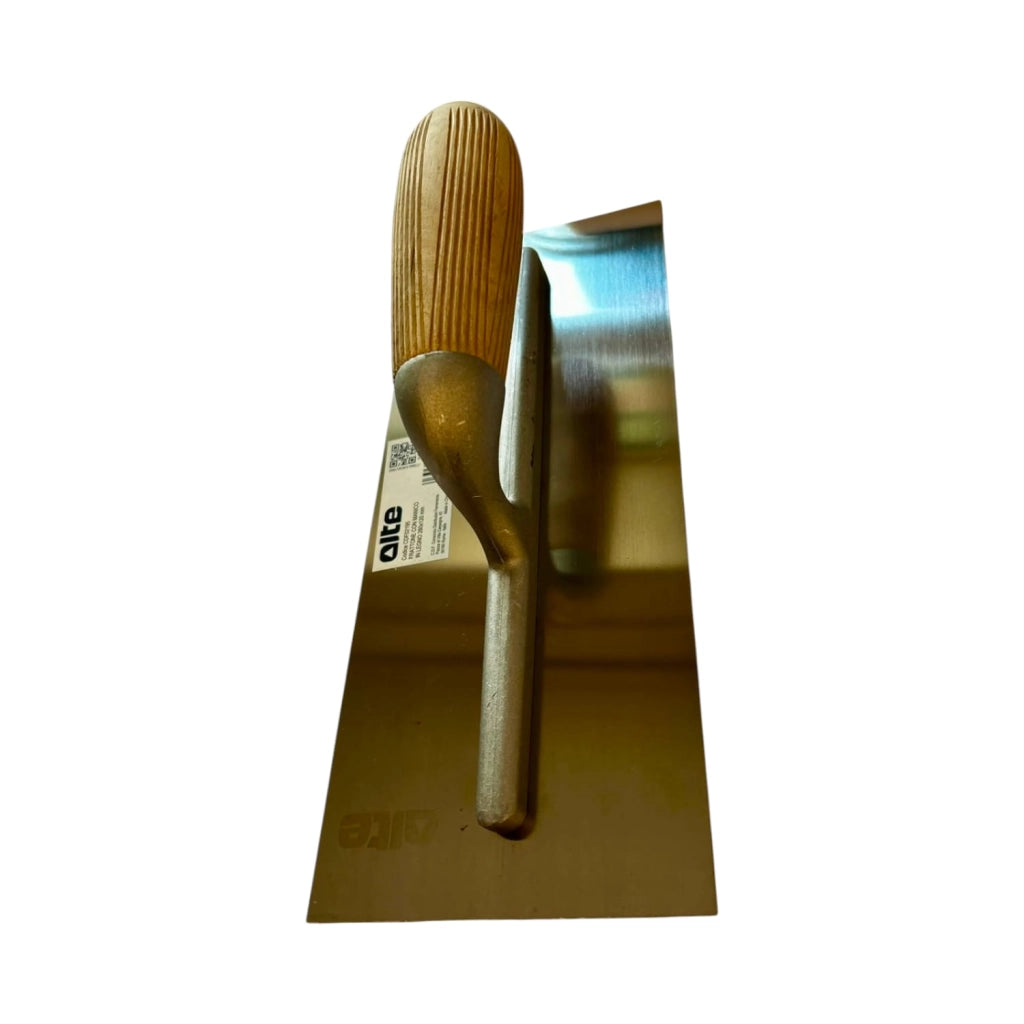 Frattone con manico in legno 280x120mm liscio
