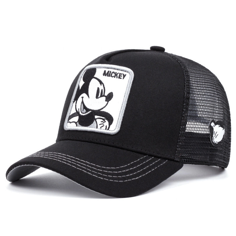 Cappellino da baseball nero con Topolino dei cartoni animati