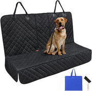 Autostoel per cane per sedile posteriore 136x119cm, copertura per auto universale in nylon, inclusa spazzola per pulizia, sacchetto da trasporto e cintura di sicurezza in nero.
