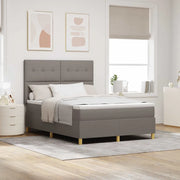 Letto a Sorgente LED con materasso Talpa 140 x 190 cm Tessuto
