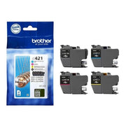 Brother lc-421val pagepack 4 pz originale resa standard nero, ciano, magenta, giallo - 162998