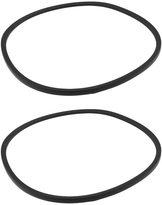 Aspirapolvere a V con doppia cinta - Compatibile con SABO 52-151 H mA - Con gomma e poliestere - Altezza di taglio 9,5 mm - Lunghezza interna 900 mm - Duraturo e flessibile - Cinghia a V