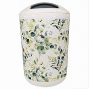 Trade Shop - Pattumiera Cestino Secchio Rifiuti Gettacarte Accessori Bagno Fiori Foglie 87058 -