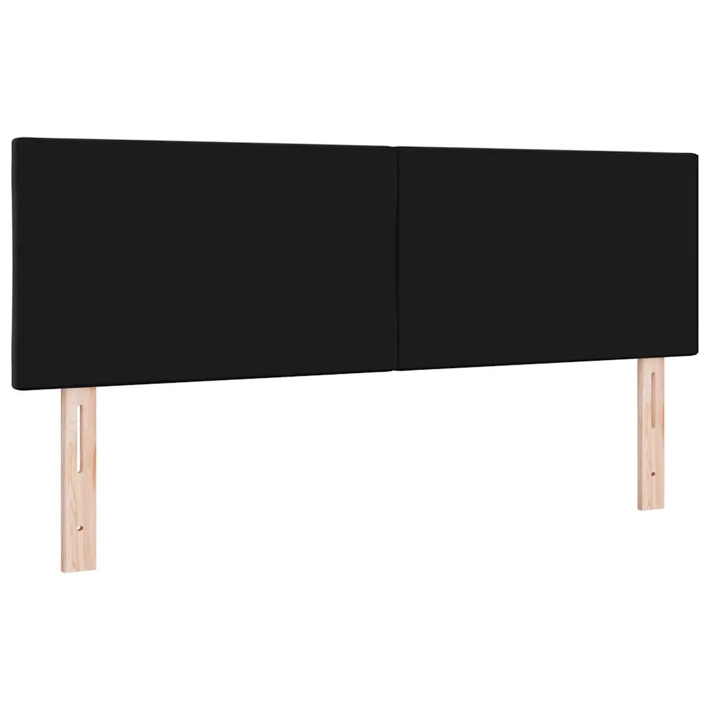 Testiera | Testata LED Nero 144 cm Velluto