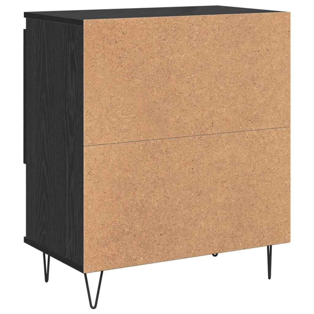 Credenza | Madia | Buffet da pranzo | Armadio da pranzo Rovere Nero 60 x 35 x 70 cm