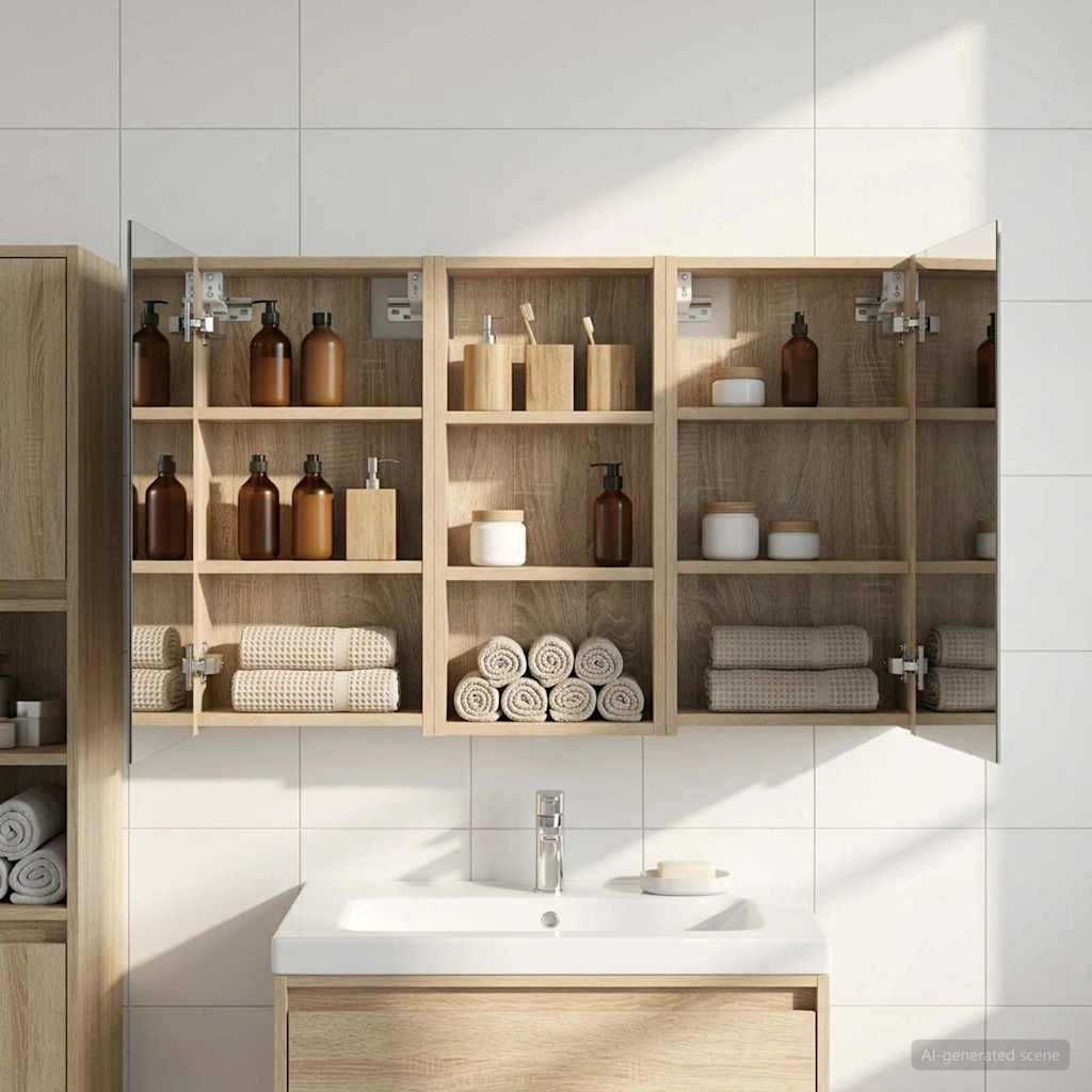 Set di Armadi da Bagno 3 pz 110 x 10,5 x 60,5 cm 3403714
