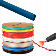 Tubo Termorestringente Blu 18mm 1m – Flessibile e Autoestinguente | Riduzione 2:1, Resistente UV, Impermeabile