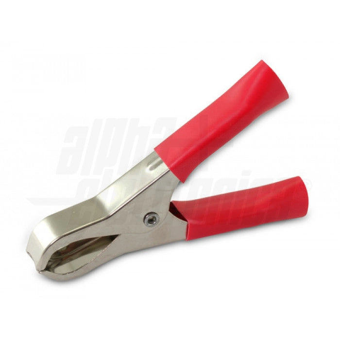 Pinza per batterie manici isolati 30a rossa