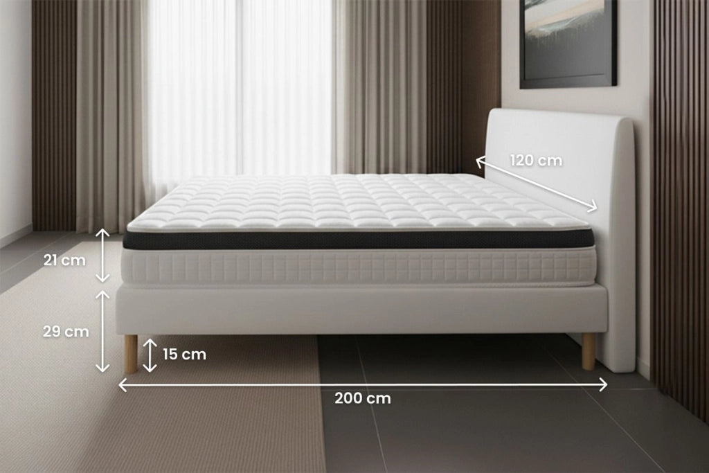 Set materasso e base 120x200 cm - Superior