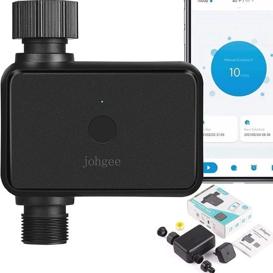Computer di Irrigazione per Giardino con Connessione Wi-Fi - Orologio di Irrigazione Intelligente con Bluetooth e Controllo da App